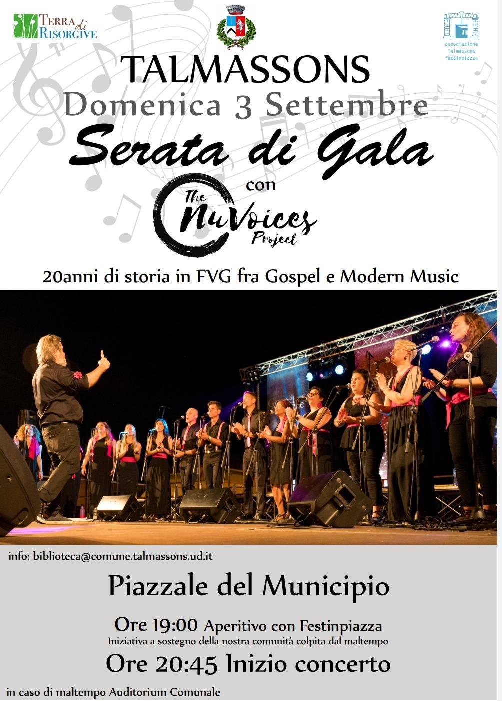 EVENTI. BORDIN A TALMASSONS: MUSICA E SOLIDARIETÀ BINOMIO PERFETTO